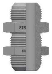 30.20.25. Adaptador Pasamuro JIC - JIC