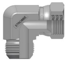 32.20.26. Adaptador a 90° Macho JIC - Hembra Giratoria JIC