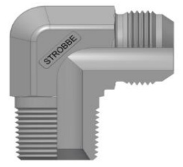 32.10.20. Adaptador a 90° Macho NPT - JIC