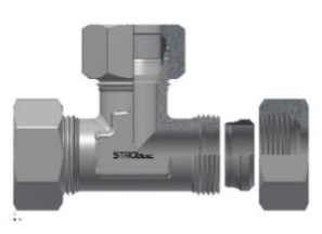 32.700.0. Adaptador TEE Tubo DKL - Tubo DKL - Tubo DKL