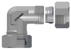 32.70.60. Adaptador a 90° Tubo DKL - Tubo DKL