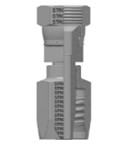 295.931. Conector Reusable Hembra Giratoria SAE