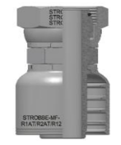 210.511. Prearmado Megafit - HX Hembra Giratoria Métrica Serie Light