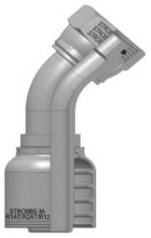 210.563. Prearmado Megafit a 45° Hembra Giratoria Métrica Serie Heavy