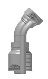 223.123. Prearmado Xtrafit a 45° Hembra Giratoria JIC
