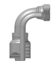 223.126. Prearmado Xtrafit a 90° Hembra Giratoria JIC