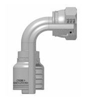 223.566. Prearmado Xtrafit a 90° Hembra Giratoria Métrica Serie Heavy