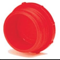 TAPA DE PLASTICO 1" MACHO A.PLANO - CAJA 50 PZAS