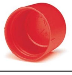 TAPA DE PLASTICO 1" HEMBRA A.PLANO - CAJA 50 PZAS