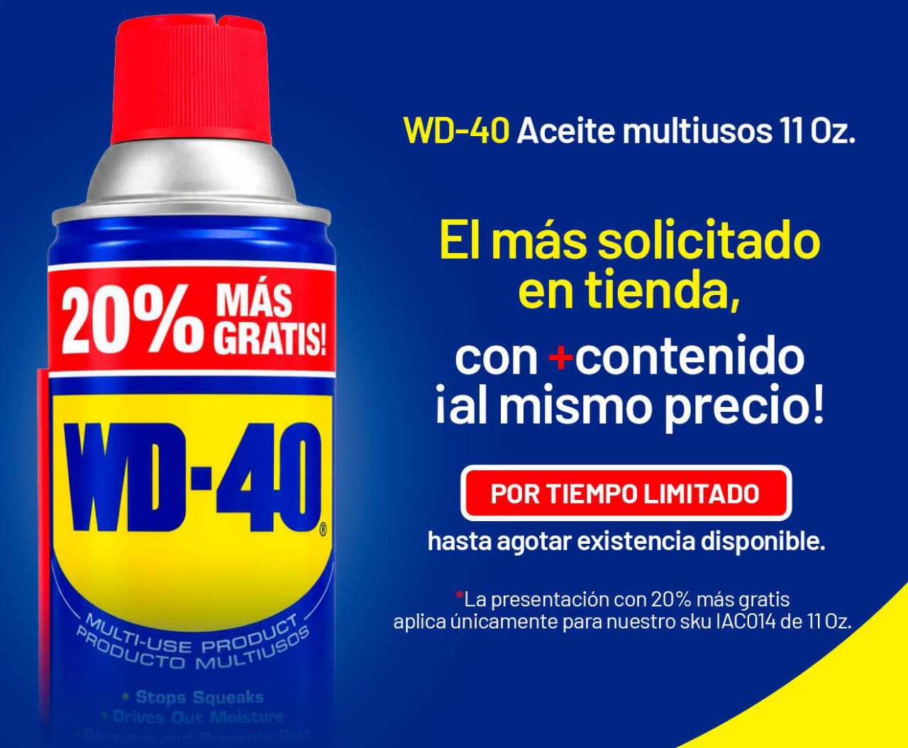 Lubricante Aflojatodo WD-40