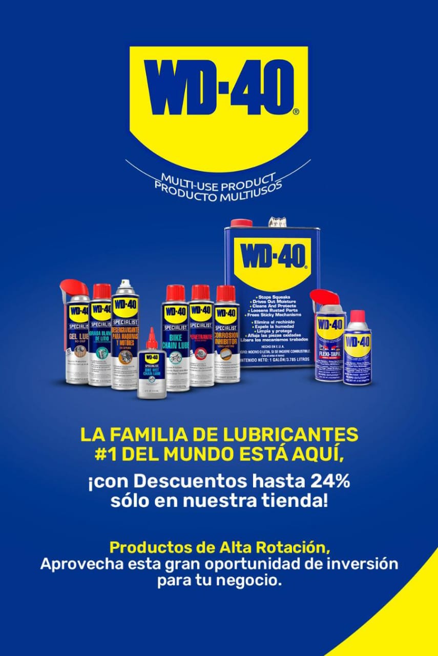 Lubricante y Aflojatodo WD-40